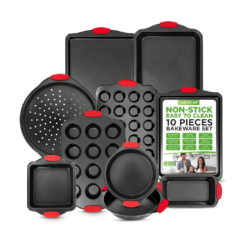 NutriChef 10-Piece Non-Stick Kitchen Oven Baking Pans
