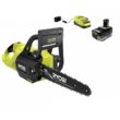 RYOBI P2570 ONE+ HP 18V Brushless Whisper Series 12 in. Cordless Battery Chainsaw with 6.0 Ah Battery and Charger