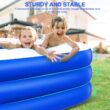 Inflatable Swimming Pool, 120" X 72" X 22" Kiddie Pool, amily Inflatable Lounge Pool for Kiddie, Kids, Adults, Infant, Toddlers, Easy Set Swimming Pool for Garden, Backyard, Outdoor Summer Water PartyInflatable Swimming Pool, 120" X 72" X 22" Kiddie Pool, amily Inflatable Lounge Pool for Kiddie, Kids, Adults, Infant, Toddlers, Easy Set Swimming Pool for Garden, Backyard, Outdoor Summer Water Party