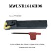 Indexable Lathe Turning Tool,1/2'' Shank 7 Pieces Carbide Turning Tool Set,Metal Lathe Tools Holder
