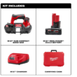 Milwaukee Band Saw 2429-21XC M12 12-Volt Lithium-Ion Cordless Sub-Compact XC Kit with One 3.0h Battery, Charger and Hard Case Milwaukee Band Saw 2429-21XC M12 12-Volt Lithium-Ion Cordless Sub-Compact XC Kit with One 3.0h Battery, Charger and Hard Case