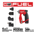 Milwaukee 2505-22-2420-20 M12 FUEL 12V Lithium-Ion Brushless Cordless 4-in-1 Installation 3/8 in. Drill Driver Kit with M12 HACKZALL