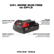 Milwaukee Reciprocating Saw 2719-20-48-11-1820 M18 FUEL 18-Volt Lithium-Ion Brushless Cordless HACKZALL with 2.0 Ah Battery