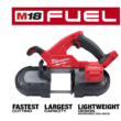 Milwaukee Band Saw 2829-20 M18 FUEL 18V Lithium-Ion Brushless Cordless Compact (Tool-Only)
