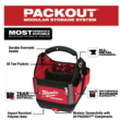 Milwaukee 48-22-8310-48-22-3079 10 in. PACKOUT Tote with 6-in-1 Wire Stripper Pliers