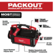 Milwaukee 48-22-8320-48-22-6625 20 in. PACKOUT Tote with 25 ft Compact Tape Measure