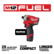 Milwaukee 2551-22-2420-20 M12 FUEL SURGE 12V Lithium-Ion Brushless Cordless 1/4 in. Hex Impact Driver Kit W/ M12 HACKZALL