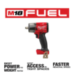 Milwaukee 2962-20 M18 FUEL Gen-2 18V Lithium-Ion Brushless Cordless Mid Torque 1/2 in. Impact Wrench w/Friction Ring (Tool-Only)