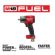 Milwaukee 2962-20-2880-20 M18 FUEL Gen-2 18V Lithium-Ion Brushless Cordless Mid Torque 1/2 in. Impact Wrench with Friction Ring with Grinder