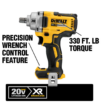 DEWALT DCF894B 20-Volt MAX XR Cordless Brushless 1/2 in. Mid-Range Impact Wrench with Detent Pin Anvil (Tool-Only)