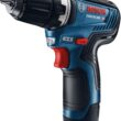BOSCH GXL12V-220B22 12V Max 2-Tool Brushless Combo Kit with 3/8 In. Drill/Driver, 1/4 In. Hex Impact Driver and (2) 2.0 Ah Batteries, Brushless 12V Kit