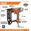RIDGID R250SFF Pneumatic 16-Gauge 2-1/2 in. Straight Finish Nailer with CLEAN DRIVE Technology