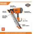 RIDGID R350CHD Pneumatic 30 to 34-Degree 3-1/2 in. Clipped Head Framing Nailer