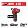 Milwaukee 2551-22-2540-20 M12 FUEL 12V Lithium-Ion Brushless Cordless SURGE 1/4 in. Hex Impact Driver and M12 23-Gauge Pin Nailer Combo Kit