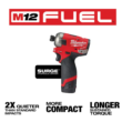 Milwaukee 2551-22-2505-20 M12 FUEL 12V Li-Ion Cordless SURGE 1/4 in. Hex Impact Driver and 4-in-1 Installation 3/8 in. Drill Driver Combo Kit