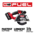 Milwaukee 2782-20 M18 FUEL 18-Volt Lithium-Ion Brushless Cordless Metal Cutting 5-3/8 in. Circular Saw (Tool-Only) w/ Metal Saw Blade
