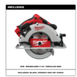 Milwaukee Circular Saw 2631-20 M18 18-Volt Lithium-Ion Brushless Cordless 7-1/4 in (Tool-Only)