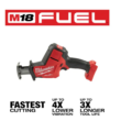 Milwaukee 2719-20 M18 FUEL 18V Lithium-Ion Brushless Cordless HACKZALL Reciprocating Saw (Tool-Only)