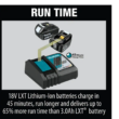 Makita XT288T 18V LXT Lithium-Ion Brushless Cordless Combo Kit 5.0 Ah (2-Piece)