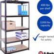 G-Rack Garage Shelving Units - Heavy Duty Racking - Shelves for Storage - 5 Tier - 2000LB Capacity