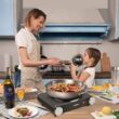 Cusimax Hot Plate Electric Burner, Single Burner Cast Iron hot plates