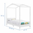 Delta Children ‎W129270-130 Poppy House Wood Twin Bed, Platform Bed
