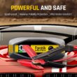 FANTTIK T8 APEX 2000 Amp Jump Starter, Digital Screen, 65W Fast Charging, for Up to 8.5L Gas and 6L Diesel Engines, 12V Car Battery Booster -Yellow
