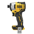 DEWALT DCF809C2 ATOMIC 20-Volt MAX Cordless Brushless Compact 1/4 in. Impact Driver, (2) 20-Volt 1.3Ah Batteries, Charger & Bag