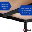 G-Rack Garage Shelving Units - Heavy Duty Racking - Shelves for Storage - 5 Tier - 2000LB Capacity