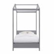 Delta Children ‎W129270-026 Poppy House Wood Twin Bed, Platform Bed, Grey