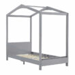Delta Children ‎W129270-026 Poppy House Wood Twin Bed, Platform Bed, Grey