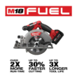 Milwaukee Circular Saw 2730-20 M18 FUEL 18-Volt Lithium-Ion Brushless Cordless 6-1/2 in (Tool-Only)