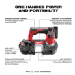 Milwaukee Band Saw 2429-21XC M12 12-Volt Lithium-Ion Cordless Sub-Compact XC Kit with One 3.0h Battery, Charger and Hard Case Milwaukee Band Saw 2429-21XC M12 12-Volt Lithium-Ion Cordless Sub-Compact XC Kit with One 3.0h Battery, Charger and Hard Case