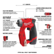 Milwaukee 2505-22-2457-20 M12 FUEL 12V Lithium-Ion Brushless Cordless 4-in-1 Installation 3/8 in. Drill Driver Kit W/ M12 3/8 in. Ratchet