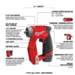 Milwaukee 2505-22-2551-20 M12 FUEL 12V Lithium-Ion Brushless Cordless 4-in-1 Installation 3/8in. Drill Driver & SURGE Impact Driver Combo Kit