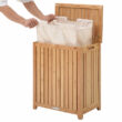Oceanstar BRH1248 Bamboo Laundry Hamper, Brown
