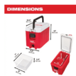 Milwaukee 48-22-8460 PACKOUT 10 in. Red 16 qt. Compact Cooler