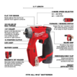 Milwaukee 2505-22-48-11-2420 M12 FUEL 12-Volt Lithium-Ion Brushless Cordless 4-in-1 Installation 3/8 in. Drill Driver Kit W/ Bonus 2.0Ah Battery