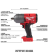 Milwaukee 2767-20-2962-20 M18 FUEL 18V Lithium-Ion Brushless Cordless 1/2 in. Impact Wrench with Mid Torque Impact Wrench (2-Tool)