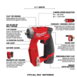 Milwaukee 2505-22-2364-20 M12 FUEL 12V Lithium-Ion Brushless Cordless 4-in-1 Installation 3/8 in. Drill Driver Kit W/ M12 Flood Light