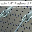 Pegboard Organizer Wall Control 4 ft. Metal Pegboard Standard Tool Storage Kit with Red Accessories