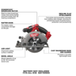 Milwaukee Circular Saw 2730-20 M18 FUEL 18-Volt Lithium-Ion Brushless Cordless 6-1/2 in (Tool-Only)