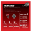 Milwaukee 2551-22-2426-20 M12 FUEL SURGE 12V Lithium-Ion Brushless Cordless 1/4 in. Hex Impact Driver Compact Kit with M12 Multi-Tool