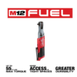 Milwaukee 2554-20-2485-20-2557-20 M12 FUEL 12V Lithium-Ion Brushless Cordless Stubby 3/8 in. Impact Wrench / 3/8 in. Ratchet/Die Grinder (3-Tool)