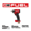 Milwaukee 2767-20-2962-20 M18 FUEL 18V Lithium-Ion Brushless Cordless 1/2 in. Impact Wrench with Mid Torque Impact Wrench (2-Tool)