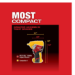Milwaukee 2554-22-2415-20 M12 FUEL 12V Lithium-Ion Brushless Cordless Stubby 3/8 in. Impact Wrench Kit with M12 3/8 in. Right Angle Drill