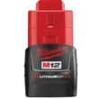 Milwaukee 2522-20-48-11-2420 M12 FUEL 12-Volt 3 in. Lithium-Ion Brushless Cordless Cut Off Saw with M12 2.0 Ah Battery