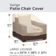 Vailge Patio Chair Covers, Lounge Deep Seat Cover, Waterproof Outdoor Lawn Patio Furniture Covers (2 Pack - Large)
