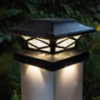 Classy Caps Kingsbridge Dual Lighting Solar Post Cap, 2-pack