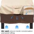 Vailge Patio Chair Covers, Lounge Deep Seat Cover, Waterproof Outdoor Lawn Patio Furniture Covers (2 Pack - Large)